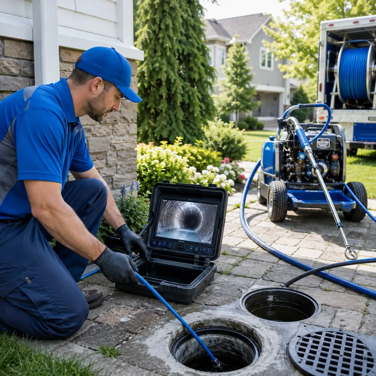 Outdoor drain cleaning professionals serving Daisetta, TX